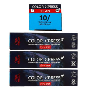 Wella Color Xpress 60 ml 3 x 10/ hell lichtblond Haarfarbe