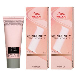 Wella Shinefinity Glaze Natural 2 x 60 ml 07/0 Oatmilk Tönung