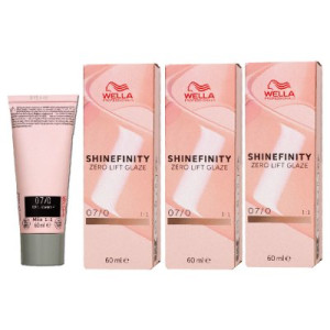 Wella Shinefinity Glaze Warm 3 x 60 ml 07/3 Burnt Honey Tönung