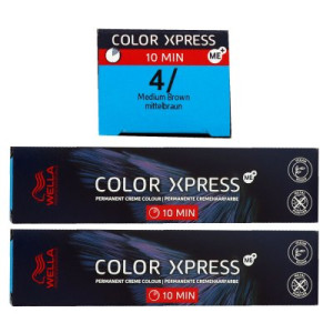Wella Color Xpress 60 ml 2 x 4/ mittelbraun Haarfarbe