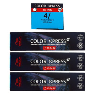 Wella Color Xpress 60 ml 3 x 4/ mittelbraun Haarfarbe