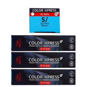 Wella Color Xpress 60 ml 3 x 5/ hellbraun Haarfarbe
