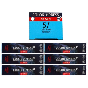 Wella Color Xpress 60 ml 6 x 5/ hellbraun Haarfarbe