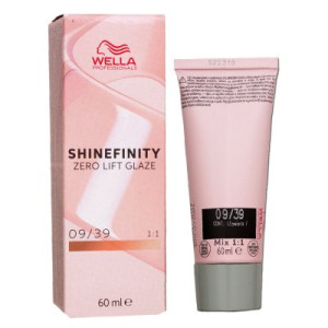 Wella Shinefinity Glaze Warm 60 ml 09/39 Iridescent Gold Tönung