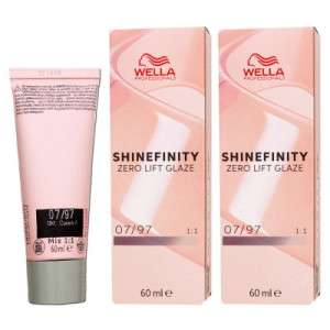 Wella Shinefinity Glaze Cool 2 x 60 ml 07/97 Mocha Beige Tönung