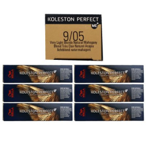 Wella Koleston Perfect Pure Naturals 6 x 60 ml 9/05 lichtblond natur mahagoni