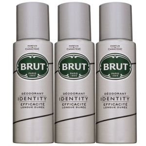 Brut Identity 3 x 200 ml Deo Spray Deodorant Spray Deospray
