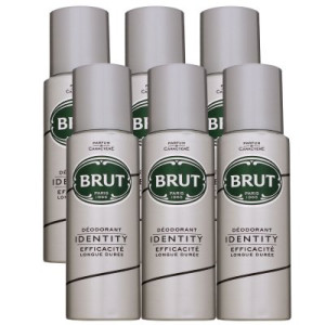 Brut Identity 6 x 200 ml Deo Spray Deodorant Spray Deospray