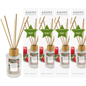 Raumduft Adventszauber 4 x 100 ml Pajoma Raumduftdiffuser Alu-Topper