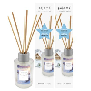 Raumduft Wintermärchen 2 x 100 ml Pajoma Raumduftdiffuser Silber Topper