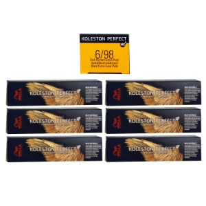 Wella Koleston Perfect ME Rich Naturals 6 x 60 ml 6/98 dunkelblond cendre pearl