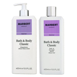 Marbert Bath & Body Classic 400 ml Duschgel & 400 ml Körperlotion