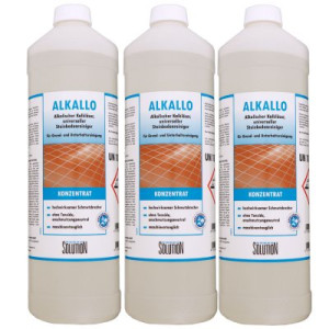 Solution Alkallo 3 x 1 Liter Universeller Steinreiniger