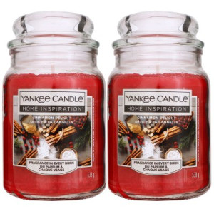 Yankee Candle Home Inspiration Duftkerze Cinnamon Delight im Glas 2 x 538 g Housewarmer