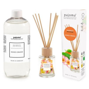 Pajoma Raumduft Nachfüllflasche Mango-Orange 500 ml & 100 ml Raumduft