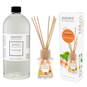 Pajoma Raumduft Nachfüllflasche Mango-Orange 1000 ml & 100 ml Raumduft