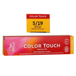 Wella Color Touch Rich Naturals 60 ml 5/19 hellbraun asch cendre