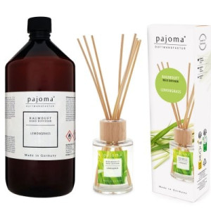 Pajoma Raumduft Nachfüllflasche Lemongrass 1000 ml & 100 ml Raumduft