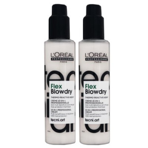 Loreal Tecni Art Flex Blowdry 2 x 150 ml Leave In Stylingcreme