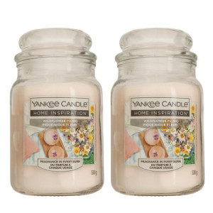 Yankee Candle Home Inspiration Duftkerze Wildflower Picnic im Glas 2 x 538 g Housewarmer