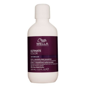 Wella Ultimate Color Sulfatfreies Shampoo 100 ml für coloriertes Haar Step 1