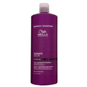 Wella Ultimate Color Sulfatfreies Shampoo 1000 ml für coloriertes Haar Step 1