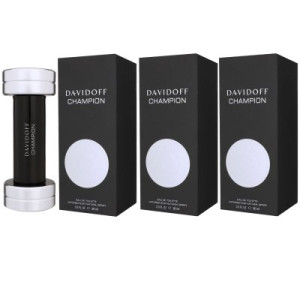 Davidoff Champion 3 x 90 ml Eau de Toilette EDT Herrenduft Herren Duft