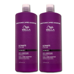 Wella Ultimate Color 2 x 1000 ml Conditioner für coloriertes Haar Step 2
