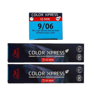 Wella Color Xpress 2 x 60 ml 9/06 lichtblond natur violett Haarfarbe