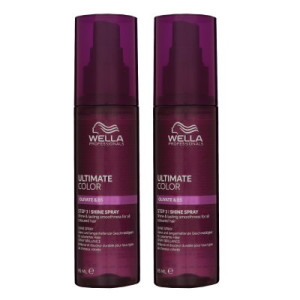 Wella Ultimate Color Shine Spray 2 x 95 ml Glanzspray für coloriertes Haar Step 3