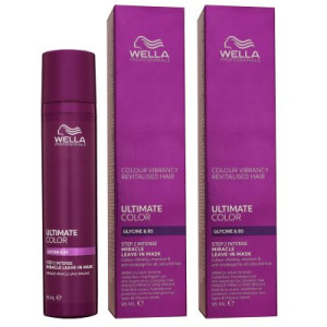 Wella Ultimate Color Miracle Leave In 2 x 95 ml Intensiv Maske für coloriertes Haar Step 2