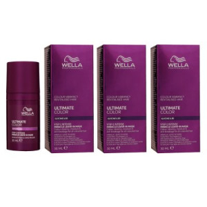 Wella Ultimate Color Miracle Leave In 3 x 30 ml Intensiv Maske für coloriertes Haar Step 2