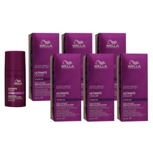 Wella Ultimate Color Miracle Leave In 6 x 30 ml Intensiv Maske für coloriertes Haar Step 2