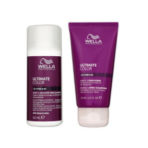 Wella Ultimate Color Shampoo 50 ml & 30 ml Conditioner für coloriertes Haar Step 1