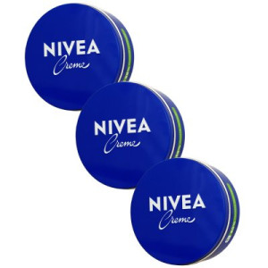 Nivea Creme 3 x 400 ml Reichhaltige Pflege für Gesicht Körper & Hände