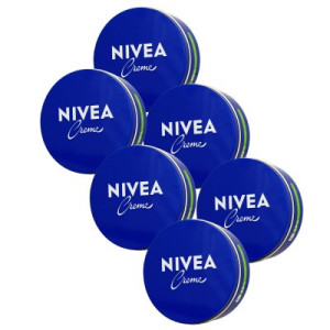 Nivea Creme 6 x 400 ml Reichhaltige Pflege für Gesicht Körper & Hände