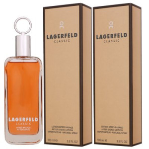 Karl Lagerfeld Classic 2 x 100 ml Aftershave Lotion Herren