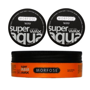 Morfose Aqua Hair 2 x 175 ml Gel Wax Extra Shining