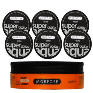 Morfose Aqua Hair 6 x 175 ml Gel Wax Extra Shining