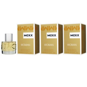 Mexx Woman 3 x 40 ml Eau de Toilette EDT Damenduft Damen Duft