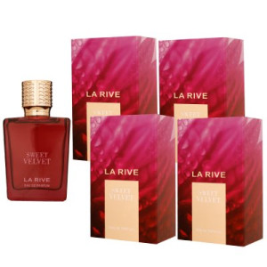 La Rive Sweet Velvet 4 x 90 ml Eau de Parfum EDP Damenparfum