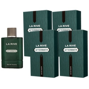 La Rive Aftermath 4 x 90 ml Eau de Toilette EDT Damenduft Herrenduft Unisexduft