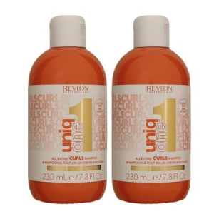Revlon Professional Uniq One All in One Curls 2 x 230 ml Shampoo für Locken