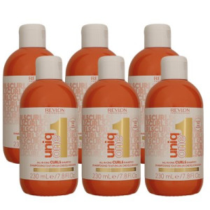 Revlon Professional Uniq One All in One Curls 6 x 230 ml Shampoo für Locken