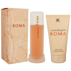 Laura Biagiotti Roma 100 ml Eau de Toilette EDT & 150 ml Bodylotion