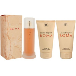 Laura Biagiotti Roma 100 ml EDT & 150 ml Bodylotion & 150 ml Duschgel