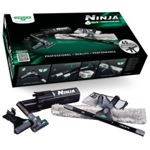 Unger ErgoTec Ninja 6in1 Glasreinigungsset Komplettset AKN15