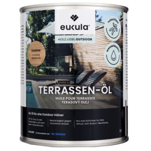 Dr. Schutz Eukula 1 Liter Terrassen-Öl Holzschutz- und Pflegeöl farblos