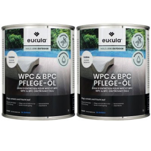 Dr. Schutz Eukula 2 x 1 Liter WPC & BPC Pflege-Öl farblos