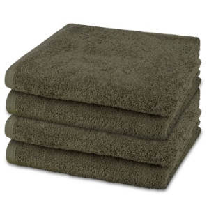 4er Ross Frottier Handtuch 4004 Vita 37 Olive 50 x 100 cm Baumwolle